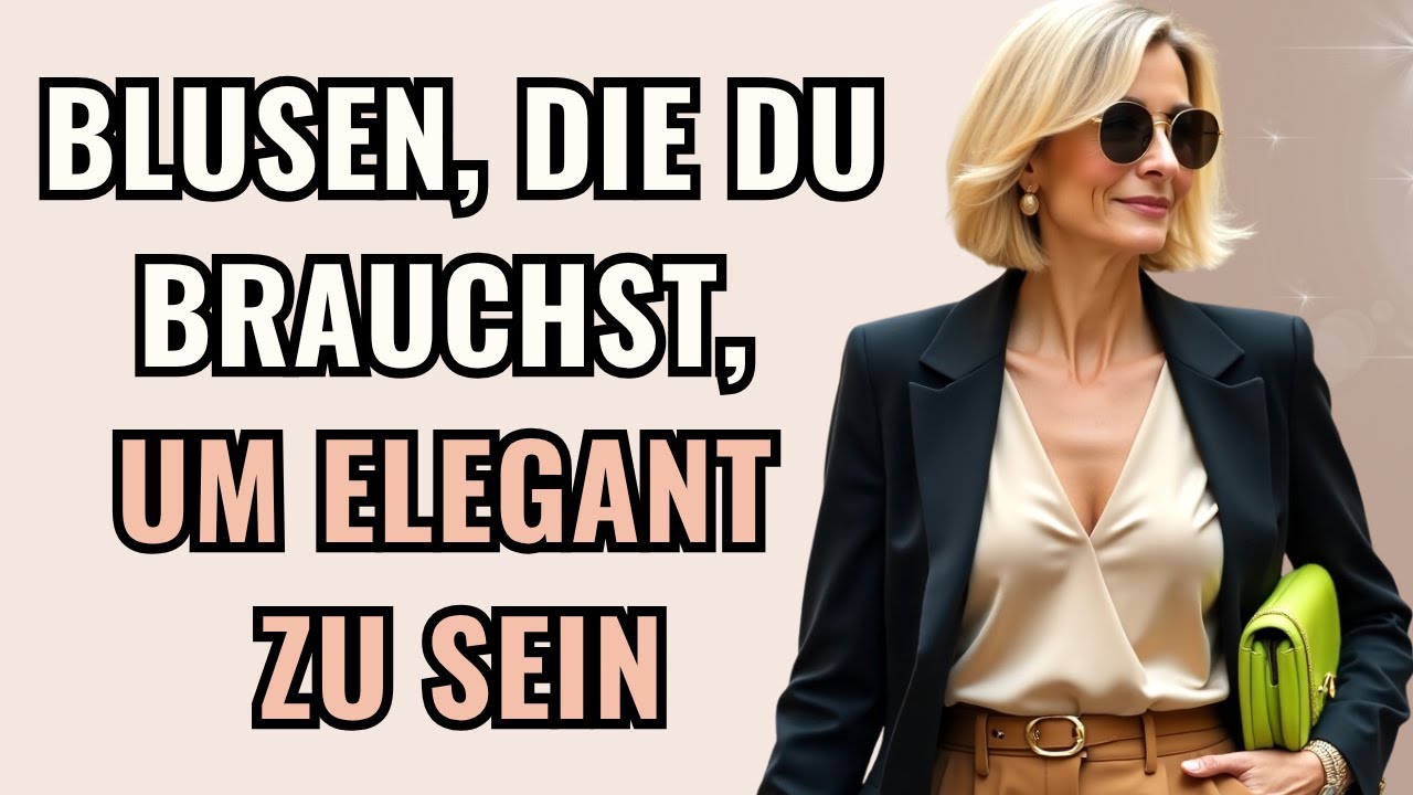 8 Blusen, um JUNG und ELEGANT mit 60+ auszusehen, ohne GELD auszugeben