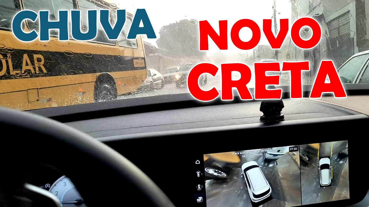 NOVO HYUNDAI CRETA 2026 PLATINUM DIRIGINDO NA CHUVA!