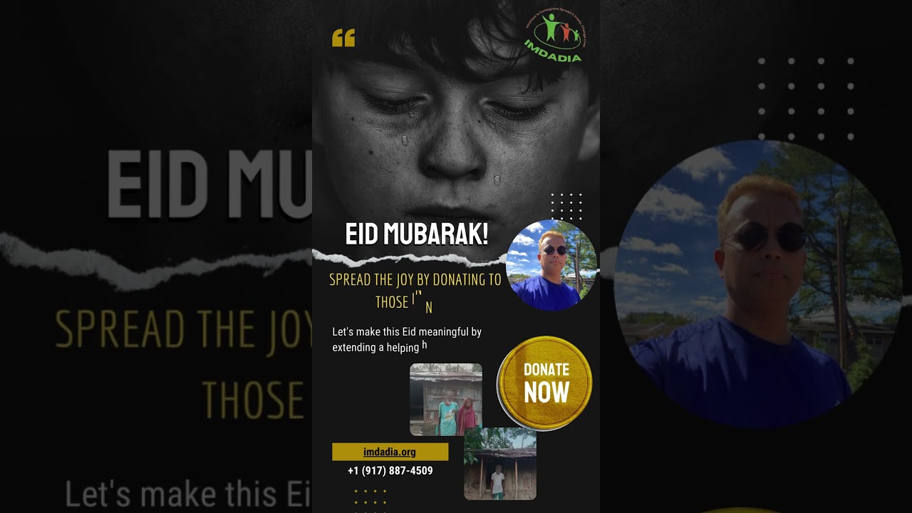 Eid Mubarak! Spread the joy by donating to those in need.