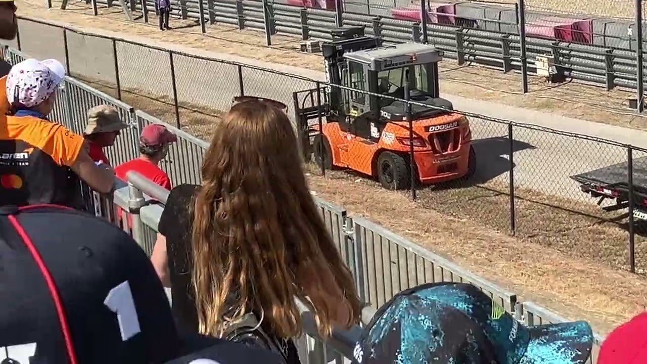 2025 US GP sprint lap 1 turn 9