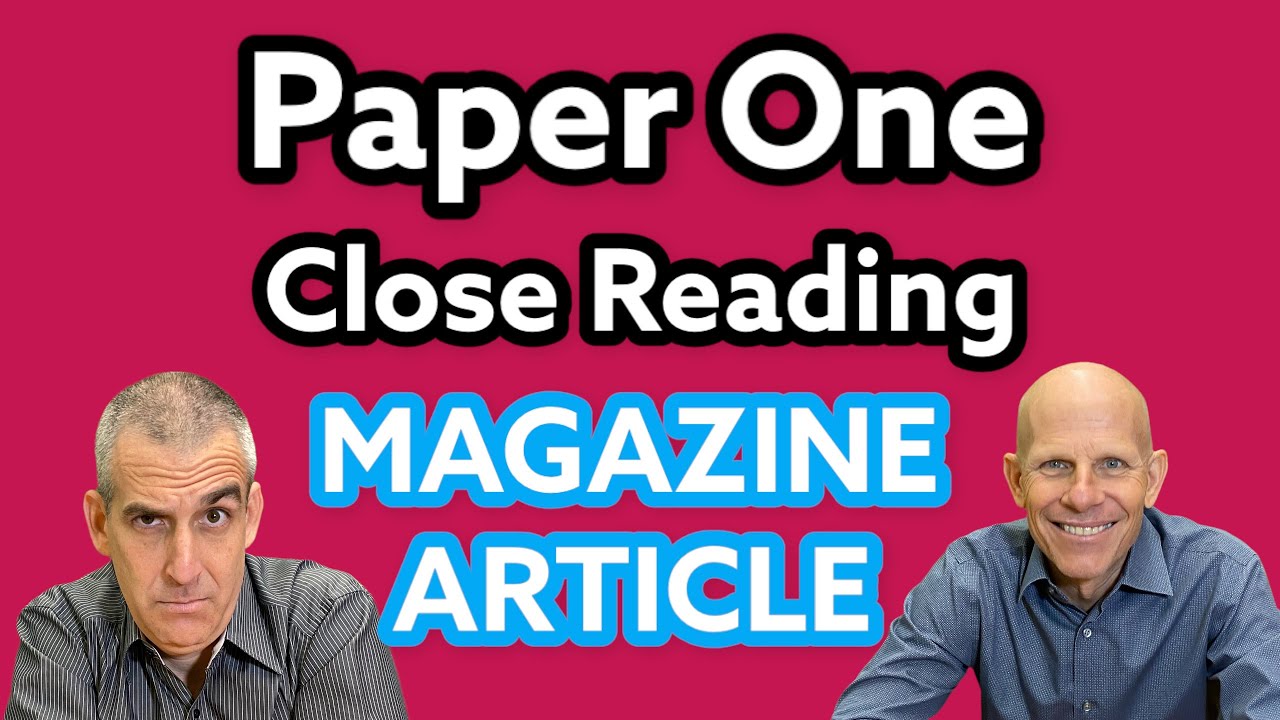IB English - Paper One Exam - 
