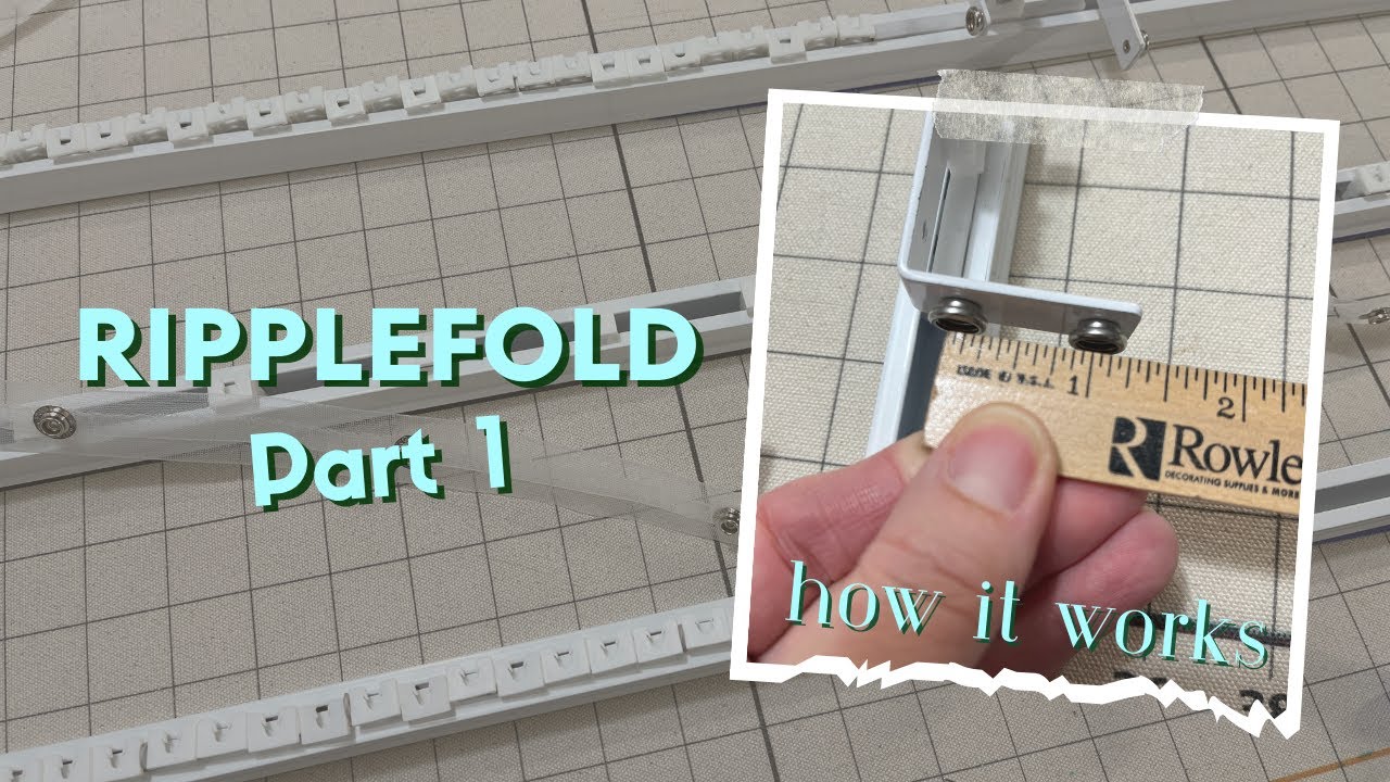Ripplefold Drapery Part 1 (of 5) - Materials & Prep