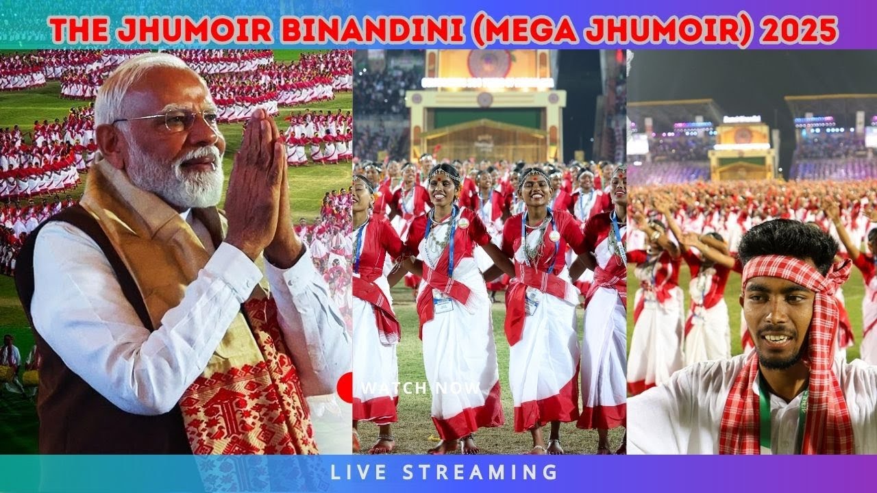 PM Modi's speech during the Jhumoir Binandini programme in Guwahati, Assam 