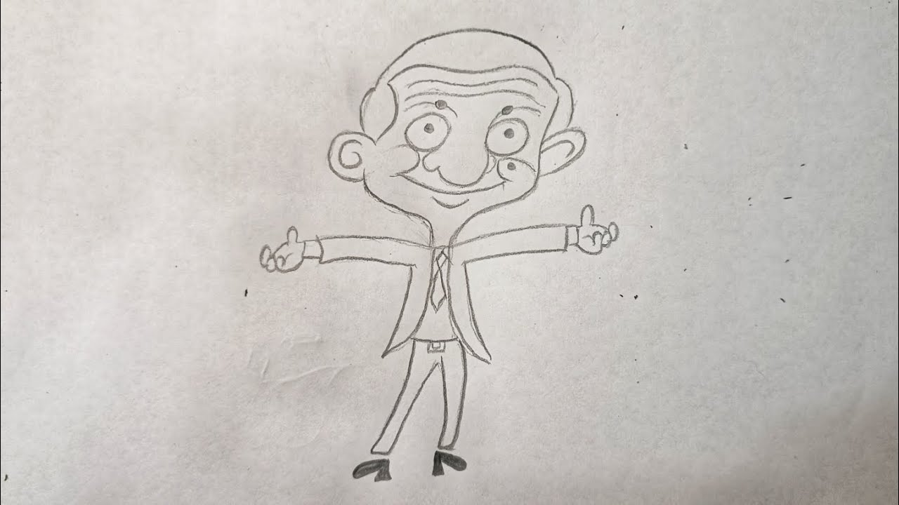 How To Draw Mr Bean Easy Step By Step
