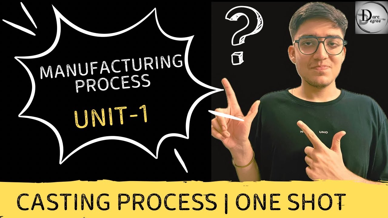 Casting Process Explained | Unit 1 Manufacturing Processes | B.Tech First Year