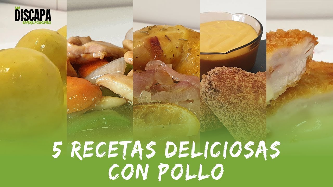 🐔🐔🐔 5 recetas de pollo FÁCILES, RÁPIDAS Y DELICIOSAS