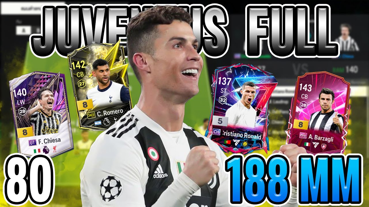 รีวิวฟูลทีมJuventus งบ188ล้านๆ ลองCR7 ปี CH จะตึงมั้ย Ep.80 [FC Online]