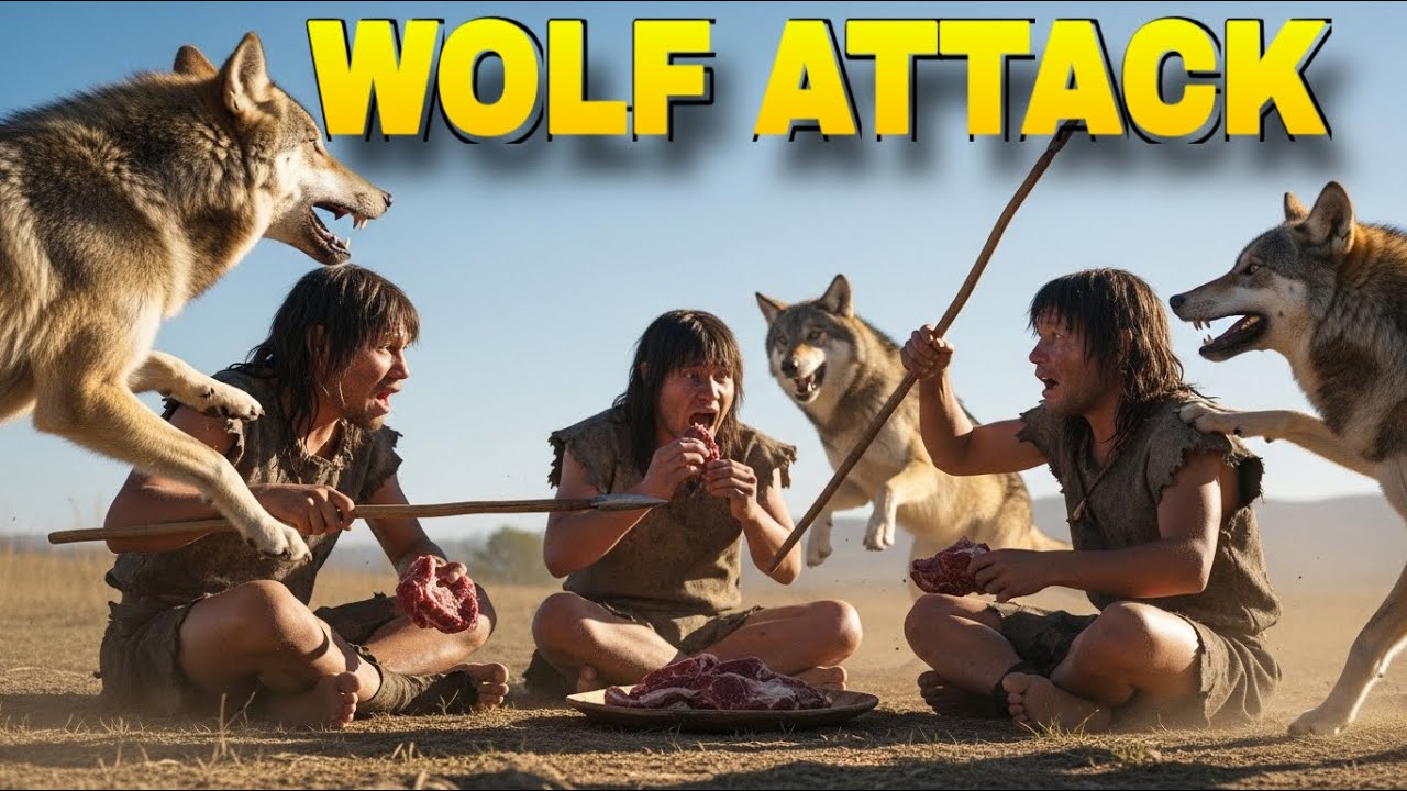 Life 1.8 Million Years Ago | wolf Attack in human 😱