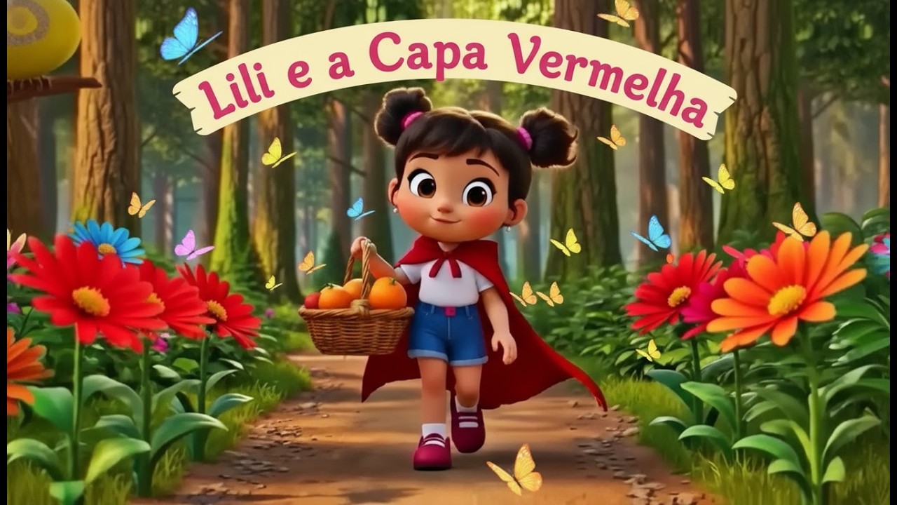 Chapeuzinho Vermelho | Lili e a Capa Vermelha 🧺🌲 História Infantil