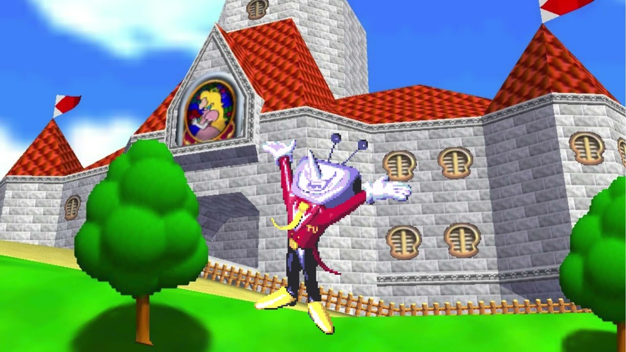 TV World By Toby Fox in the Style of Super Mario 64