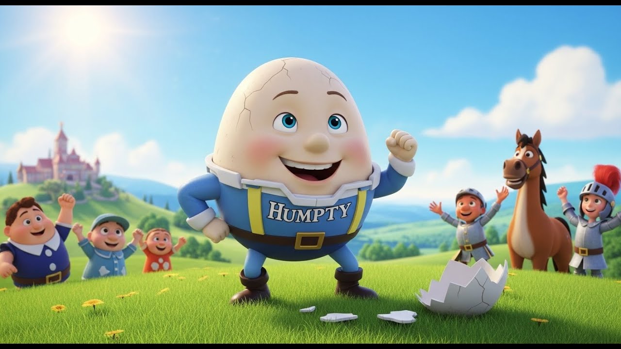 Humpty Dumpty Song: Learning Resilience & Bouncing Back! 🌟 Kids Nursery Rhyme | Little Learner Lab