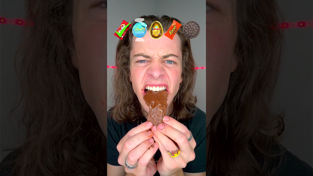 Гигантские шоколадные эмодзи ASMR!? 🤤