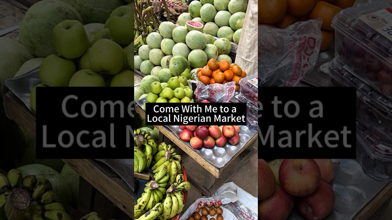 Come with me to a local Nigerian Market Pt 1 