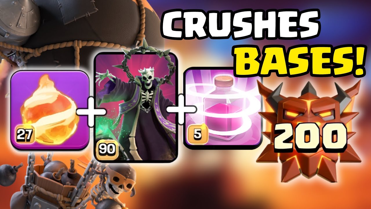 Top 200 Fireball Rocketloons + Recall at NEW TH18! | Live Legend League Attack (Clash of Clans)