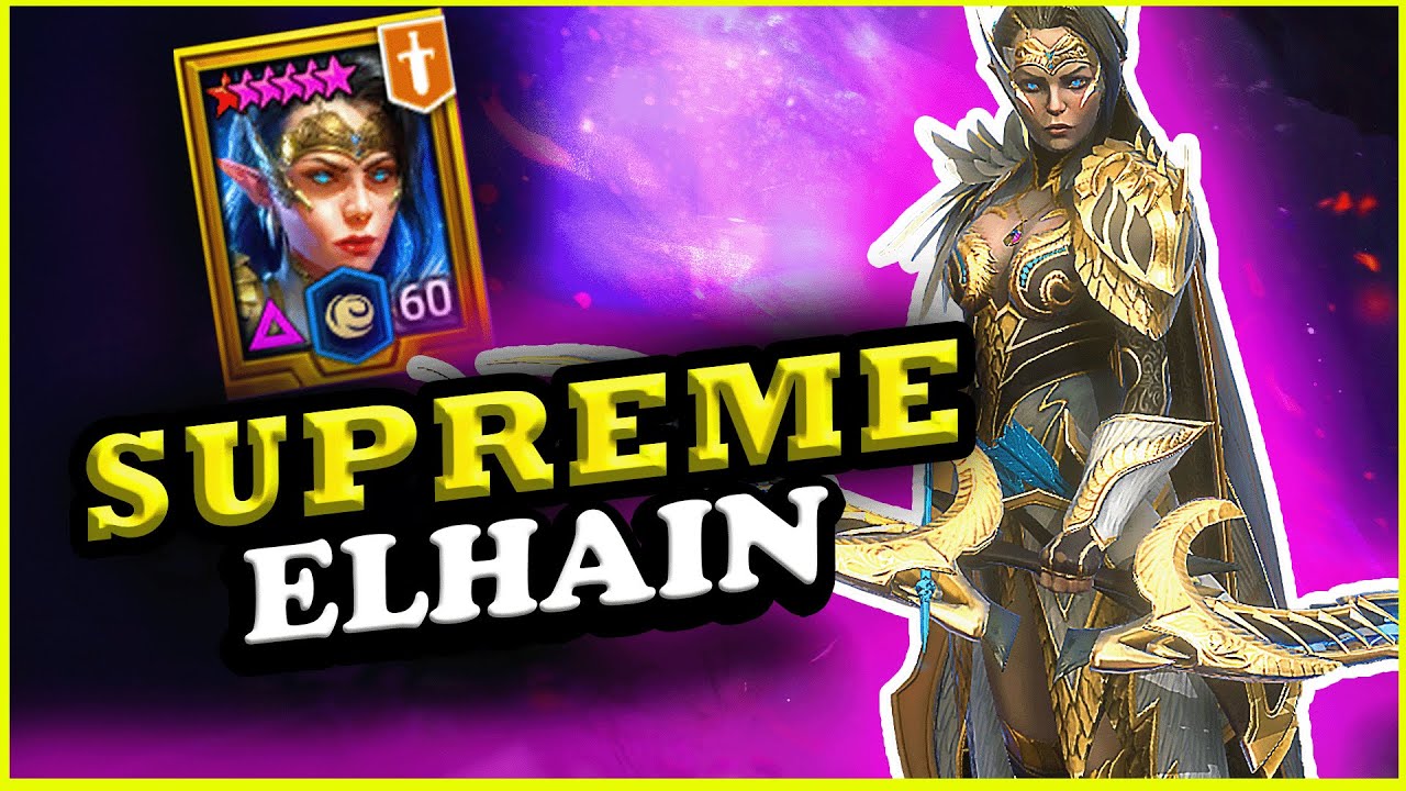 How To Build Supreme Elhain For Damage!! RAID: Shadow Legends