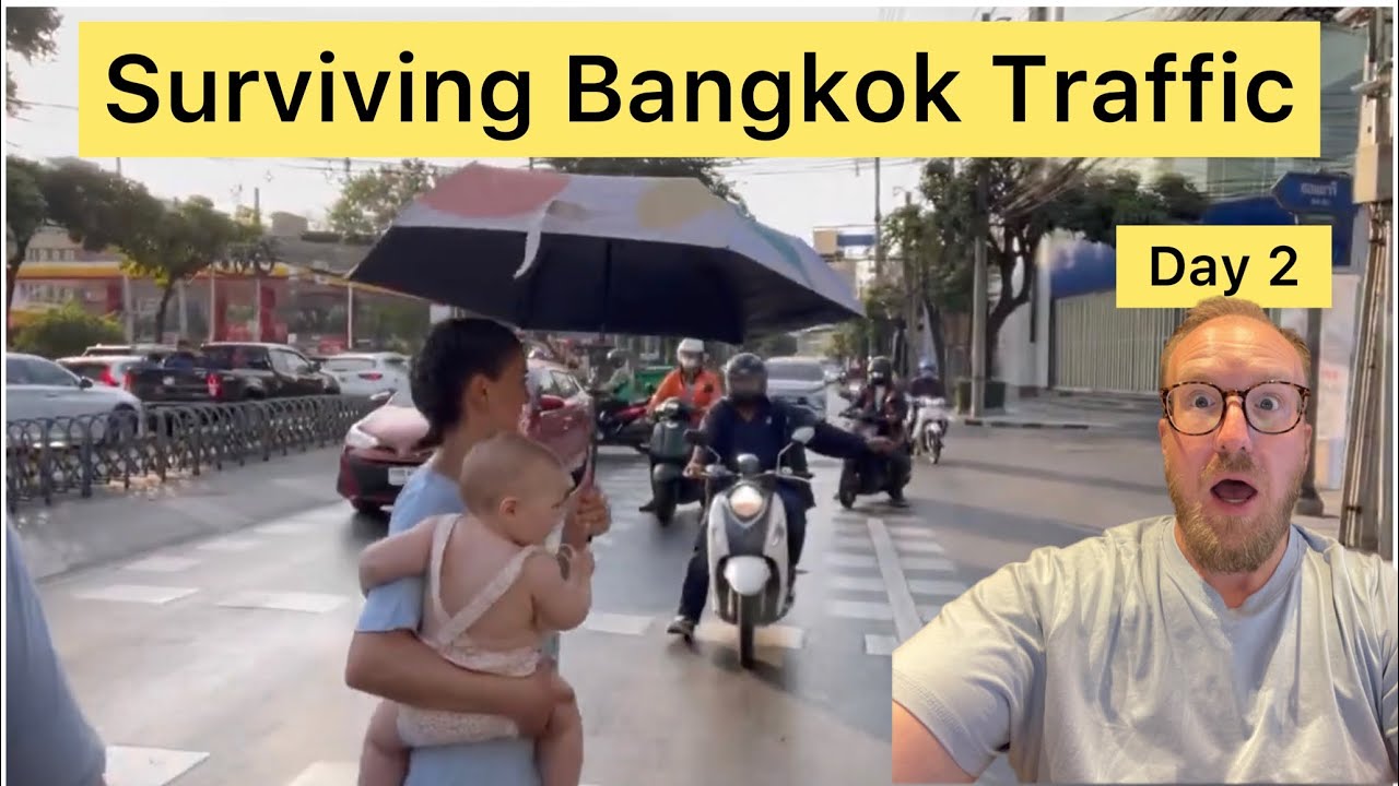 First full day in Bangkok Thailand, shopping, eating and dodging traffic