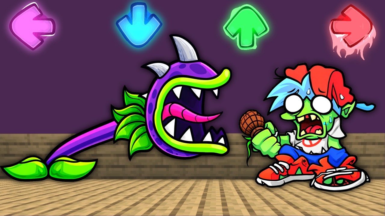 Chomper | PVZ | Plants VS Funker | FNF Character Test | Gameplay VS My Playground