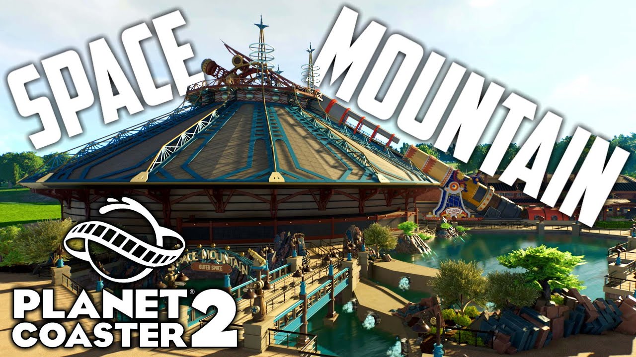 Wie in echt?! SPACE MOUNTAIN - Disneyland | PARKTOUR - Planet Coaster 2