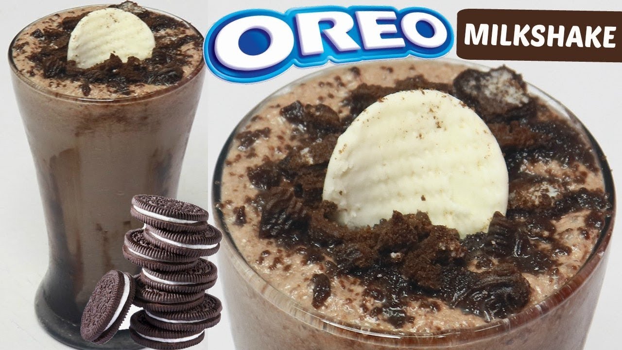 OREO MILKSHAKE - ONLY 2 INGREDIENTS || Oreo Milkshake Without Icecream | Milkshake Just In 2 Minutes