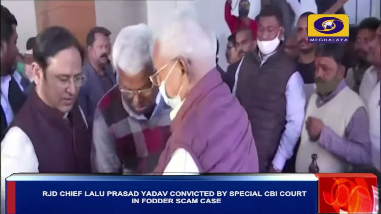. RJD CHIEF LALU PRASAD YADAV CONVICTED BY SPECIAL CBI COURT IN FODDER SCAM CASE