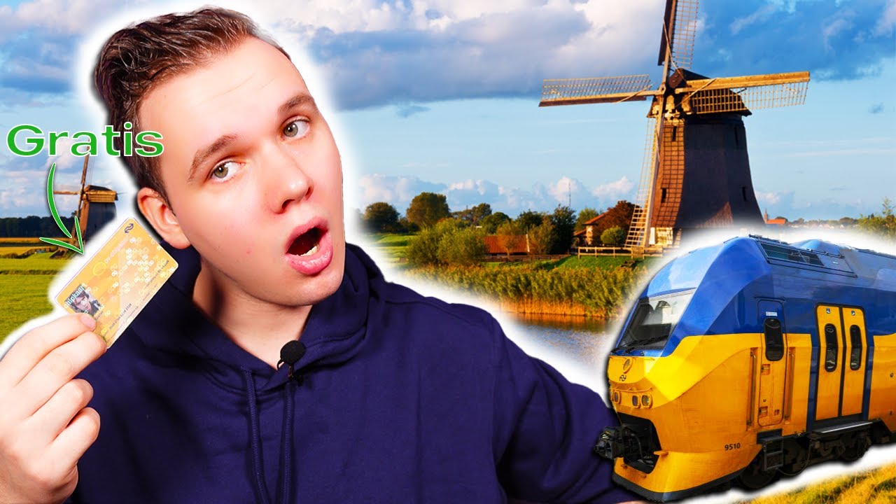 Ik reisde 18 uur GRATIS met de TREIN door Nederland !!!!!