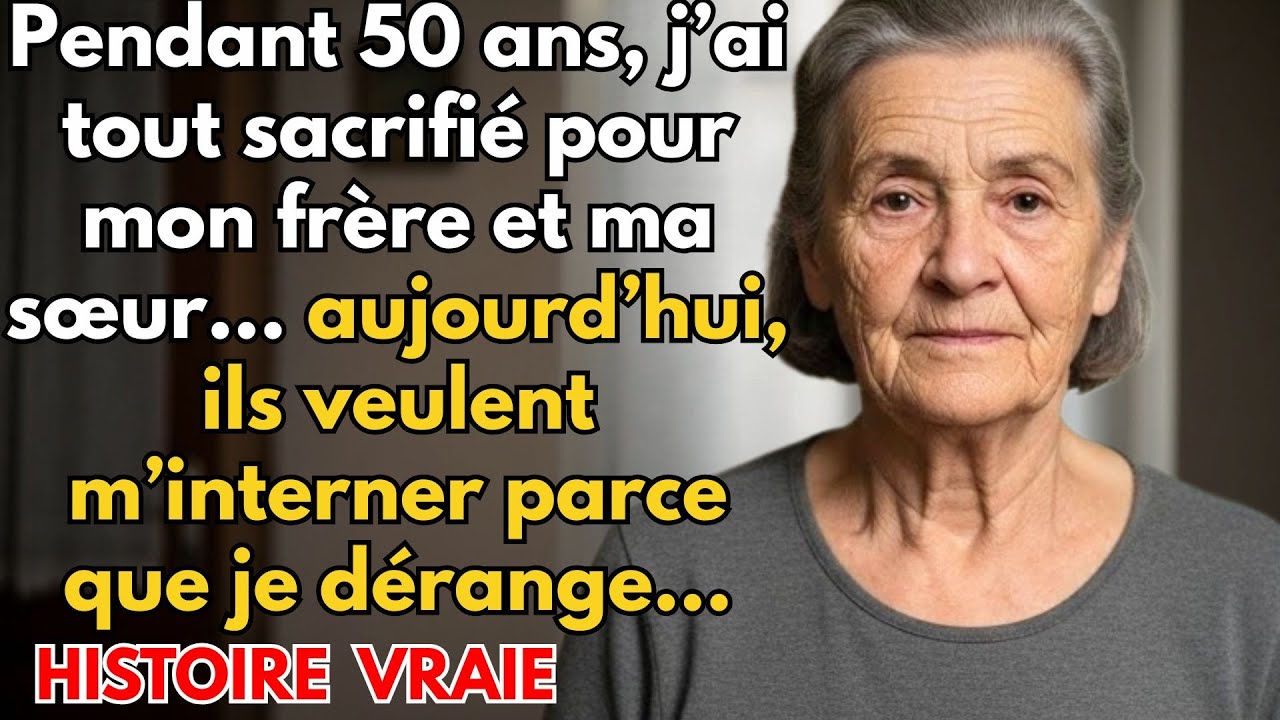 50 ans de sacrifices pour ma famille... à 70 ans, ils veulent m’effacer...