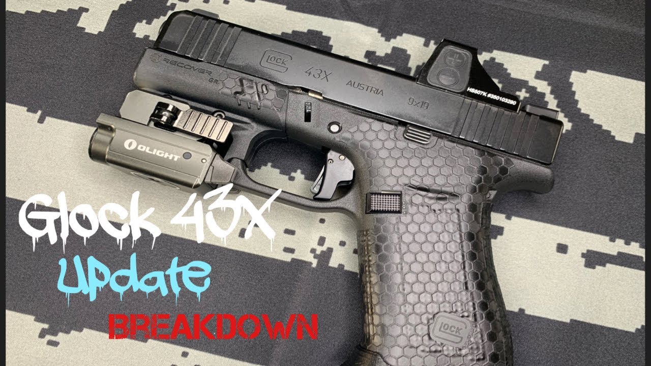 Glock 43x: upgrades breakdown