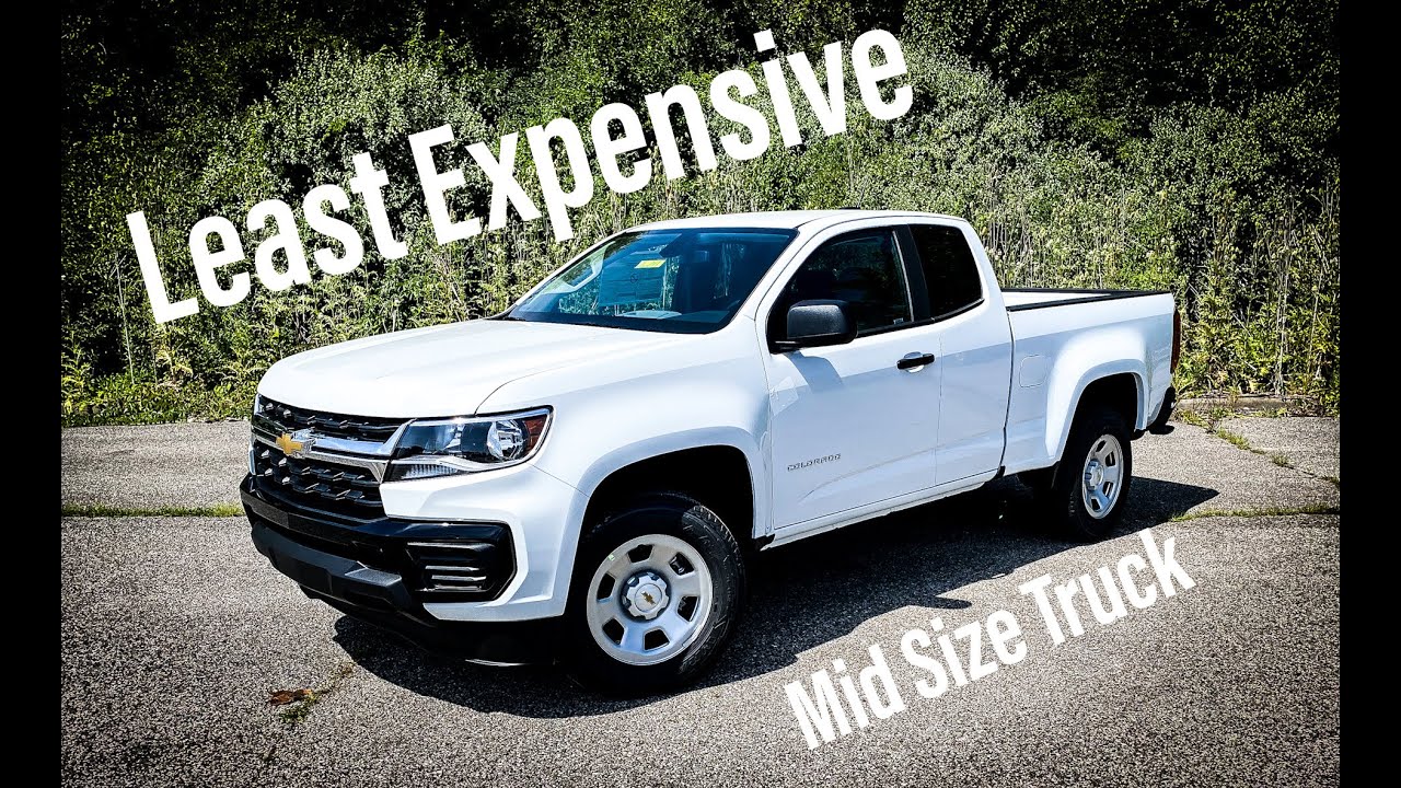 НАИМЕНЬШИЙ ДОРОГОЙ среднеразмерный грузовик — Chevy Colorado 2021 года