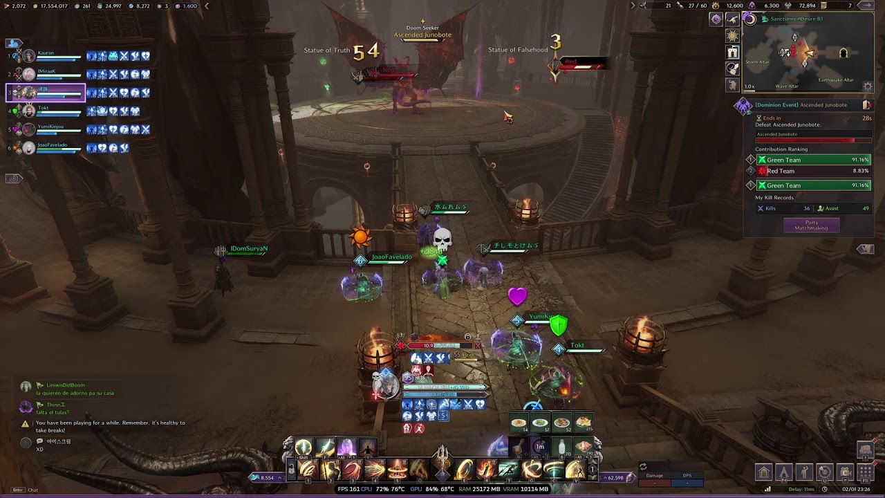 Gladiator Gameplay | Dia de Castelo sem PvP | Throne and Liberty - Stream Teste