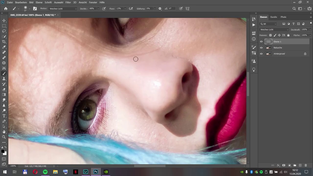Speedretusche mit Lightroom&Photoshop