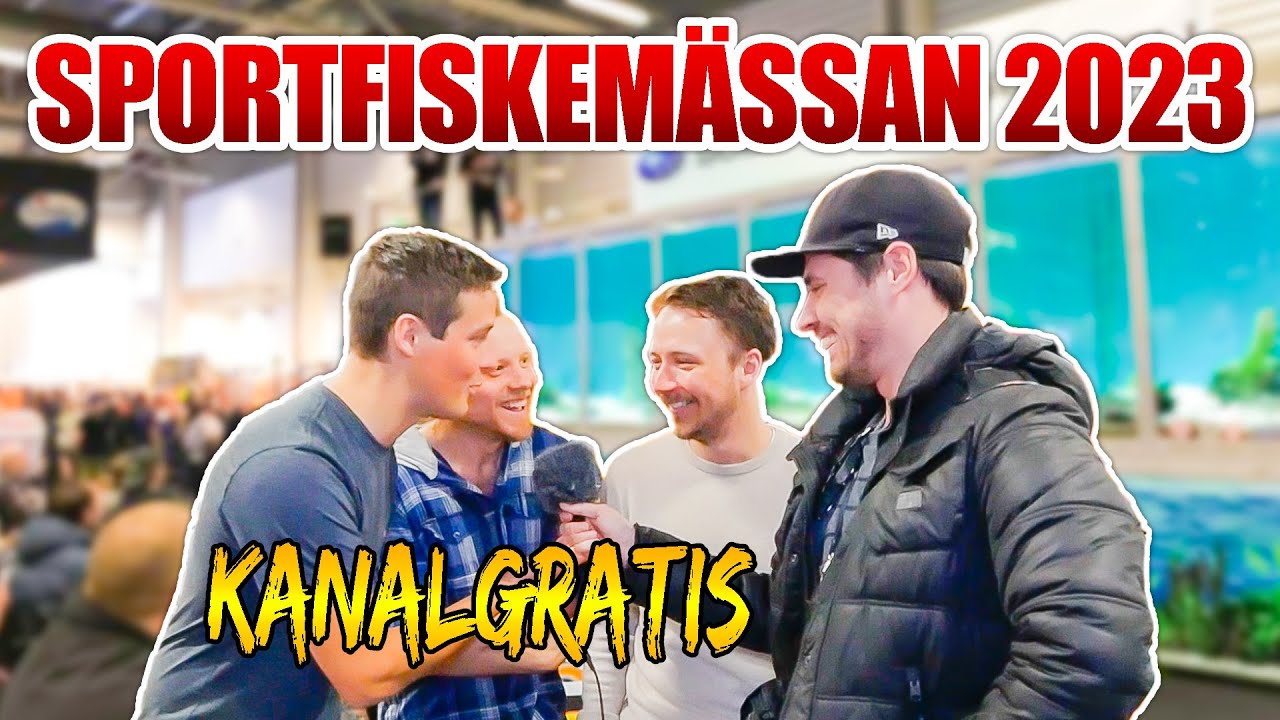 Sportfiskemässan 2023 - Intervjuar KANALGRATIS - VLOGG