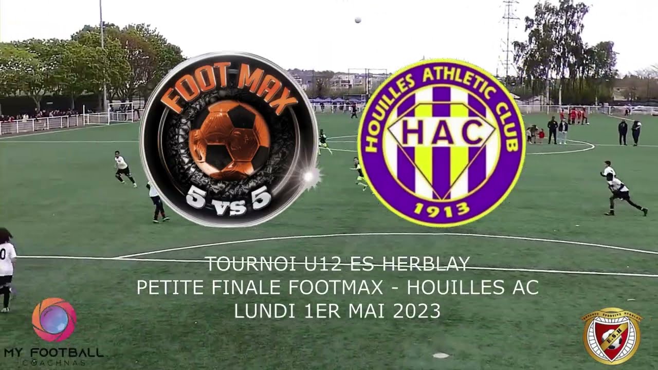LUNDI 1ER MAI TOURNOI U12 ES HERBLAY PETITE FINALE HOUILLES AC -FOOTMAX
