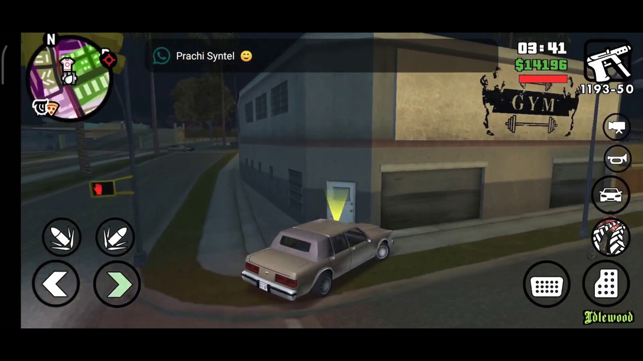 Doing workout in Gym, Gta San Andreas , Gameplay ,Mobile