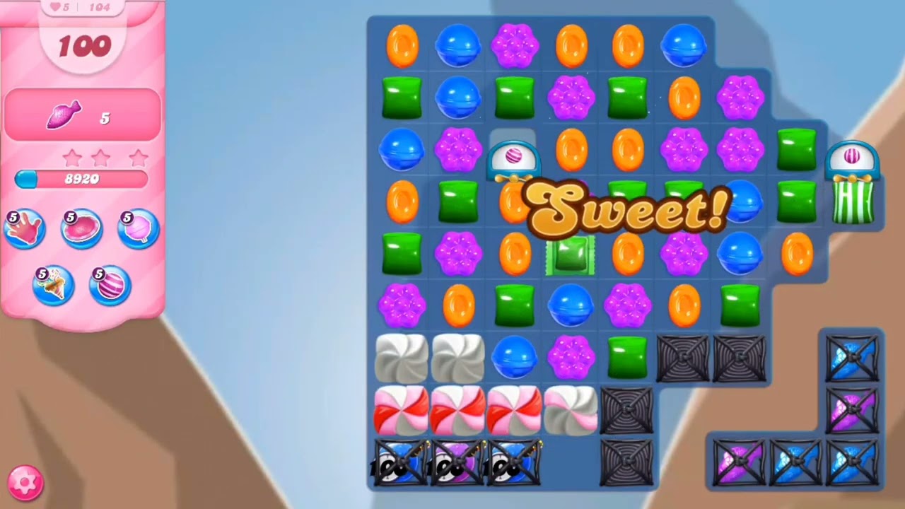 Candy Crush Saga Levels 101_105 Super Crush | Candy Crush Saga Gameplay