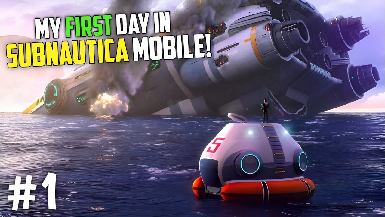 How I Survived My First Day in Subnautica Mobile  | gameplay #1