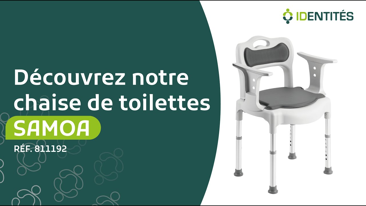 Découvrez notre chaise de toilettes SAMOA (RÉF. 811192)