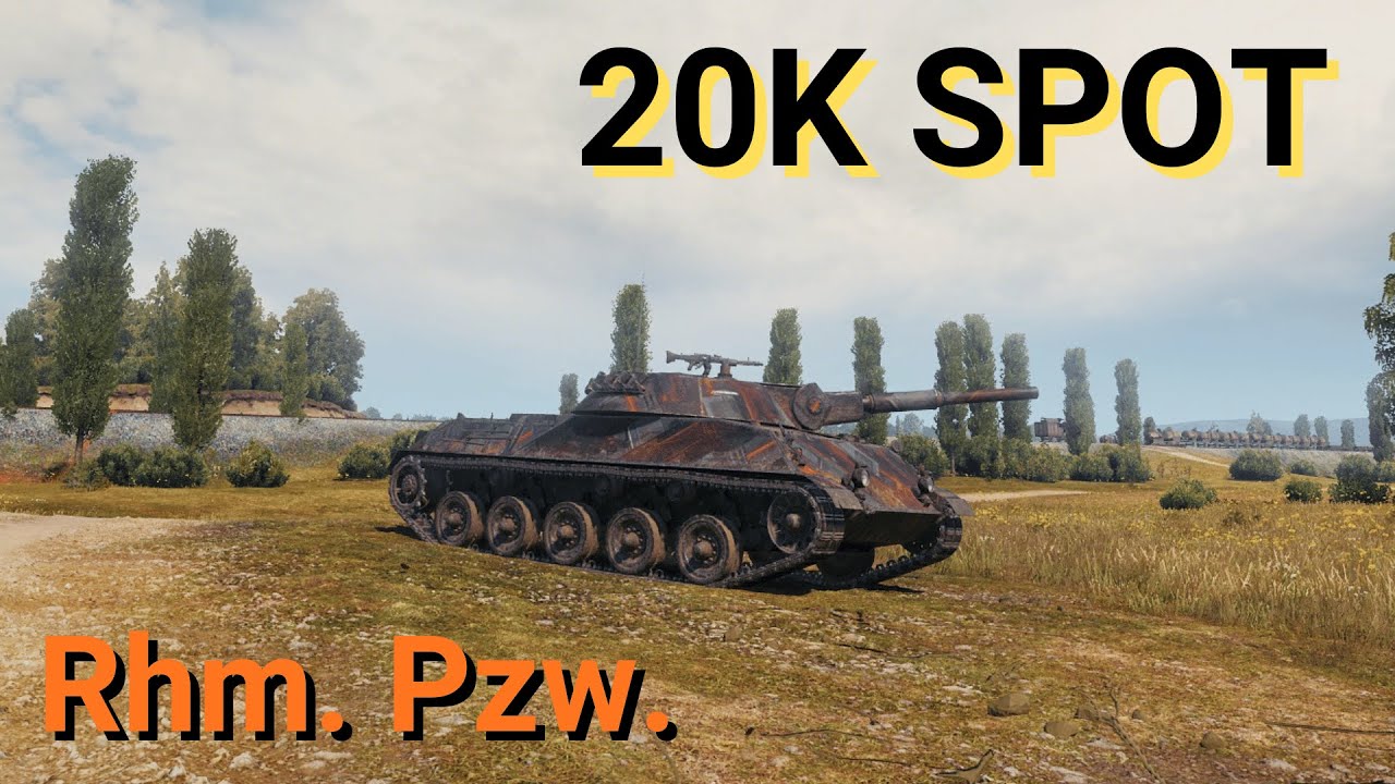 Rhm. Pzw.: 20k in 8 minutes | WoT Replay | #replay #wot #worldoftanks