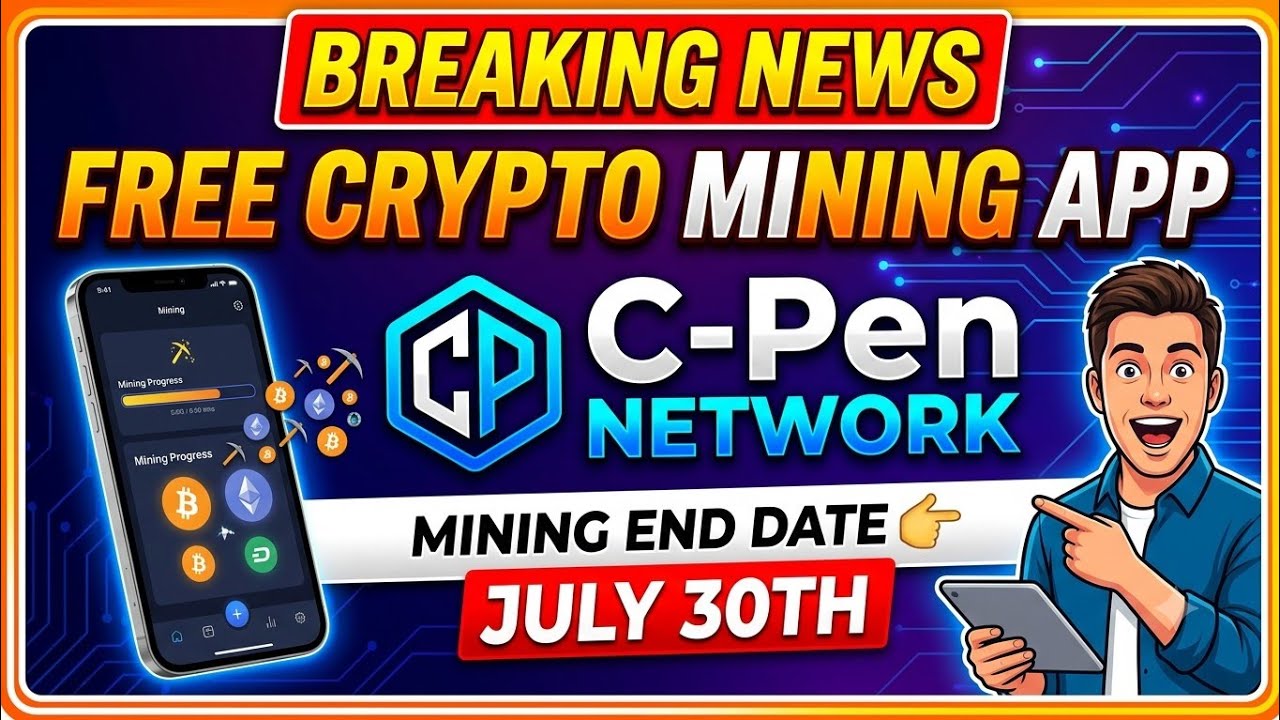 C-pen network free crypto mining app || Full registration process explained in Telugu✅ || Don't skip