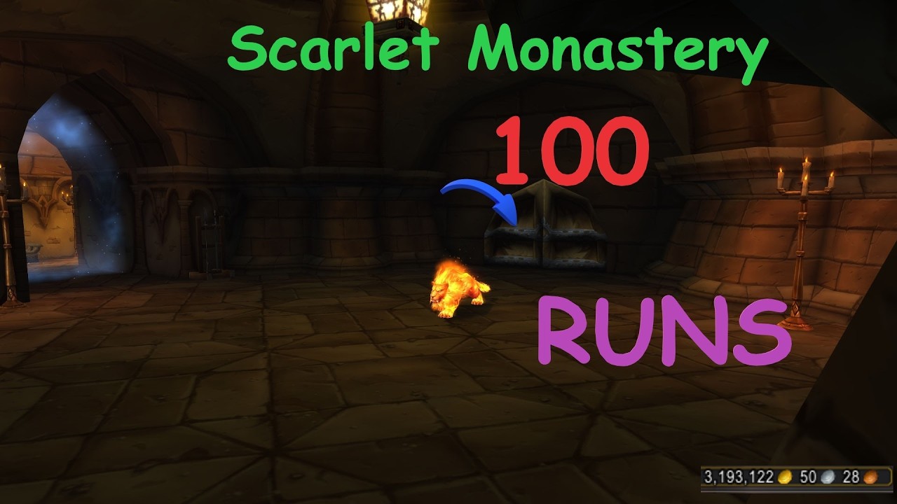 I farmed Scarlet Monastery 100 times! This is the result!!