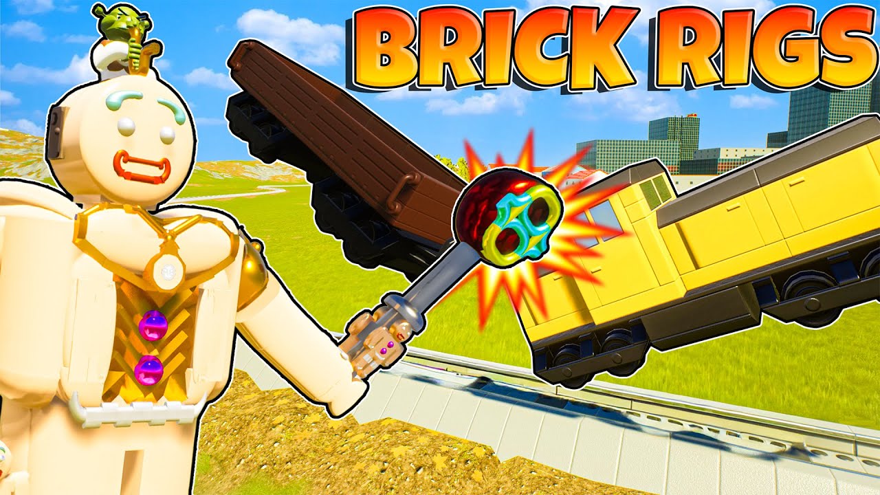 We Used The BEST Creations to Stop The Lego Train?! - Brick Rigs