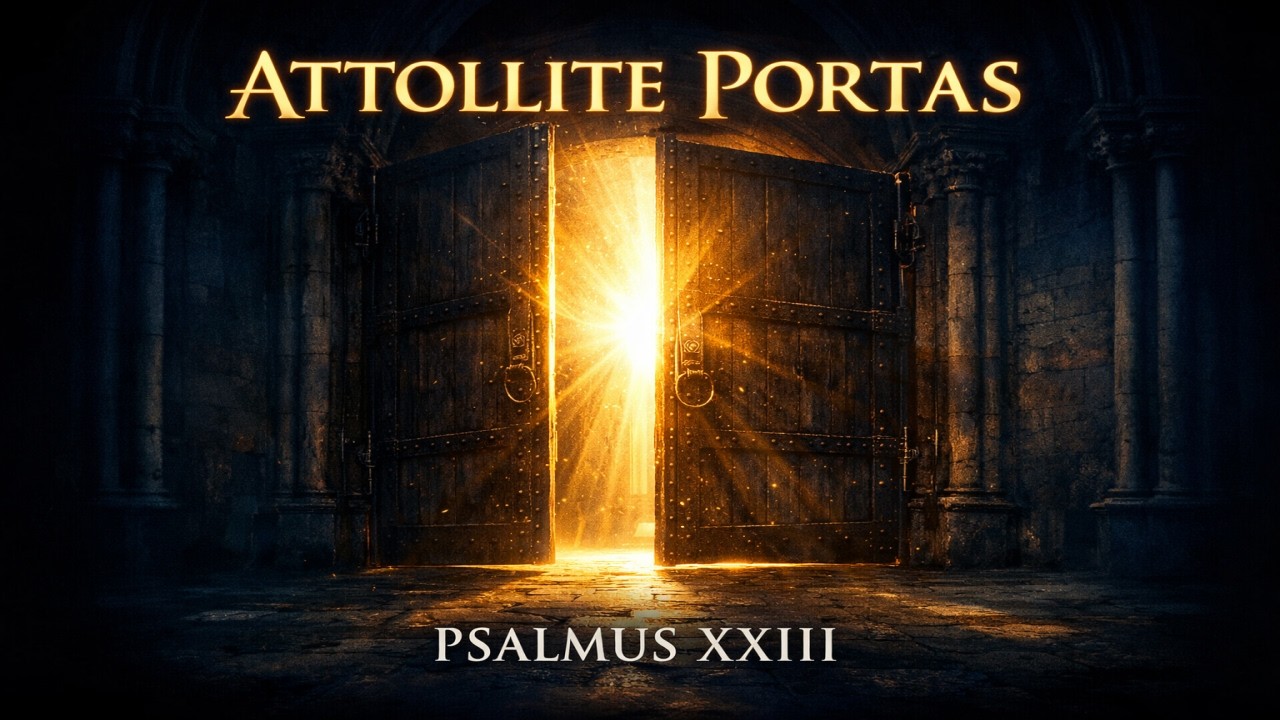Psalmus 23 (24) – Rex Gloriae,#Psalmus23#RexGloriae#AttollitePortas#Vulgata#CanticumSacrum