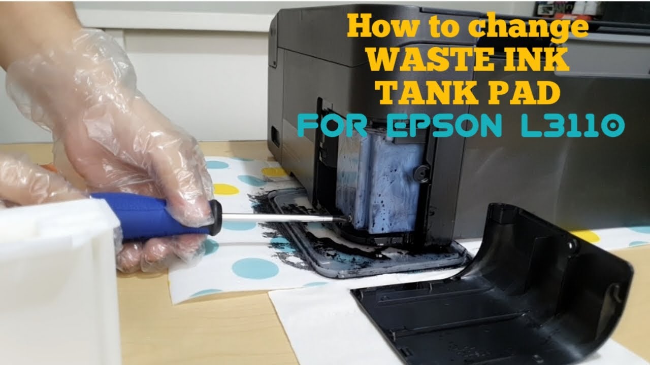 How to replace WASTE INK TANK / WASTE INK PAD for EPSON L3110 | Gadgets of Infinity