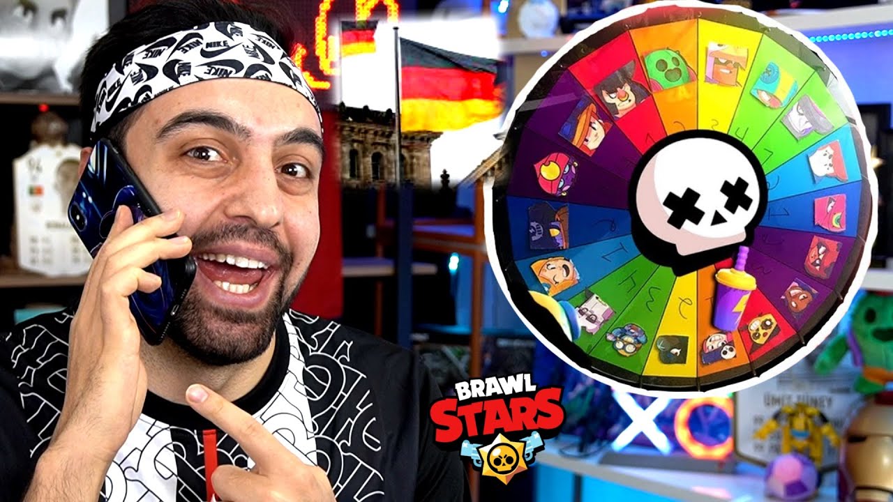 EŞİMİ ARADIM ALMANYA YA GİTTİM DEDİM 😂 CEZALI BRAWL STARS ÇARKIFELEK !