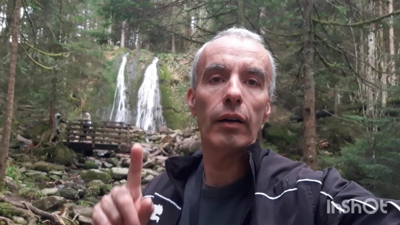 NOUS ÉTIONS AVEC LE CAMPING CAR A LA CASQUADE DE LA PISSOIRE DANS LES VOSGES