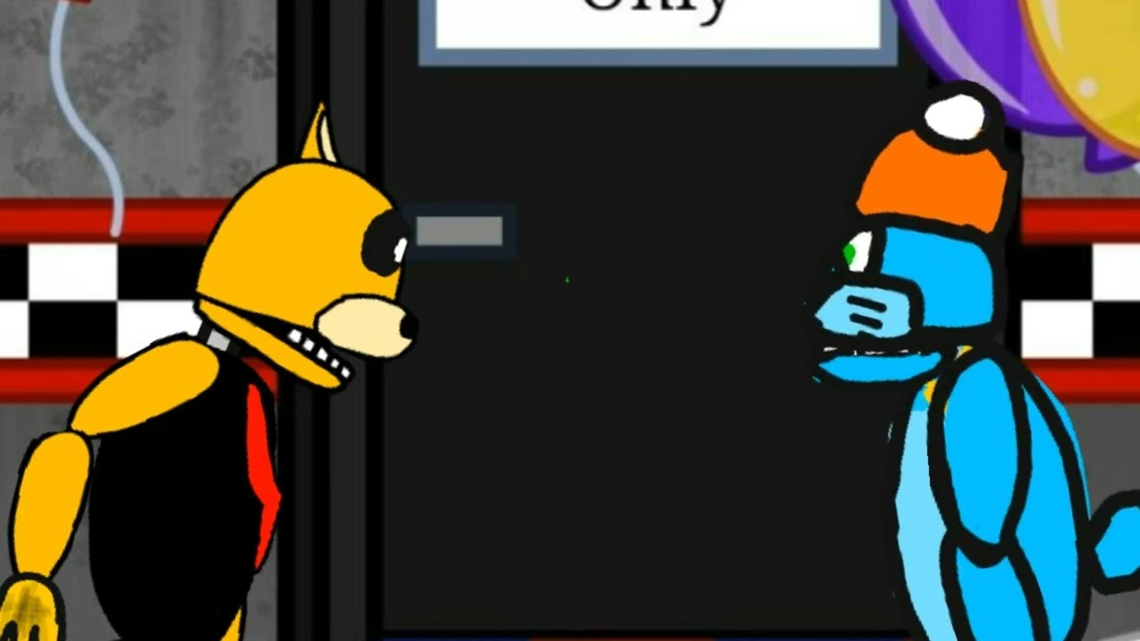 Magiker vs tails BLUE Bonnie|DC2 animation|
