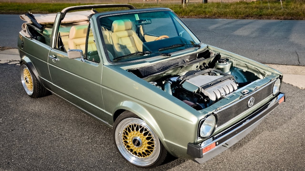 1986 Volkswagen Golf Mk1 VR6 Convertible Rabbit Restomod Project