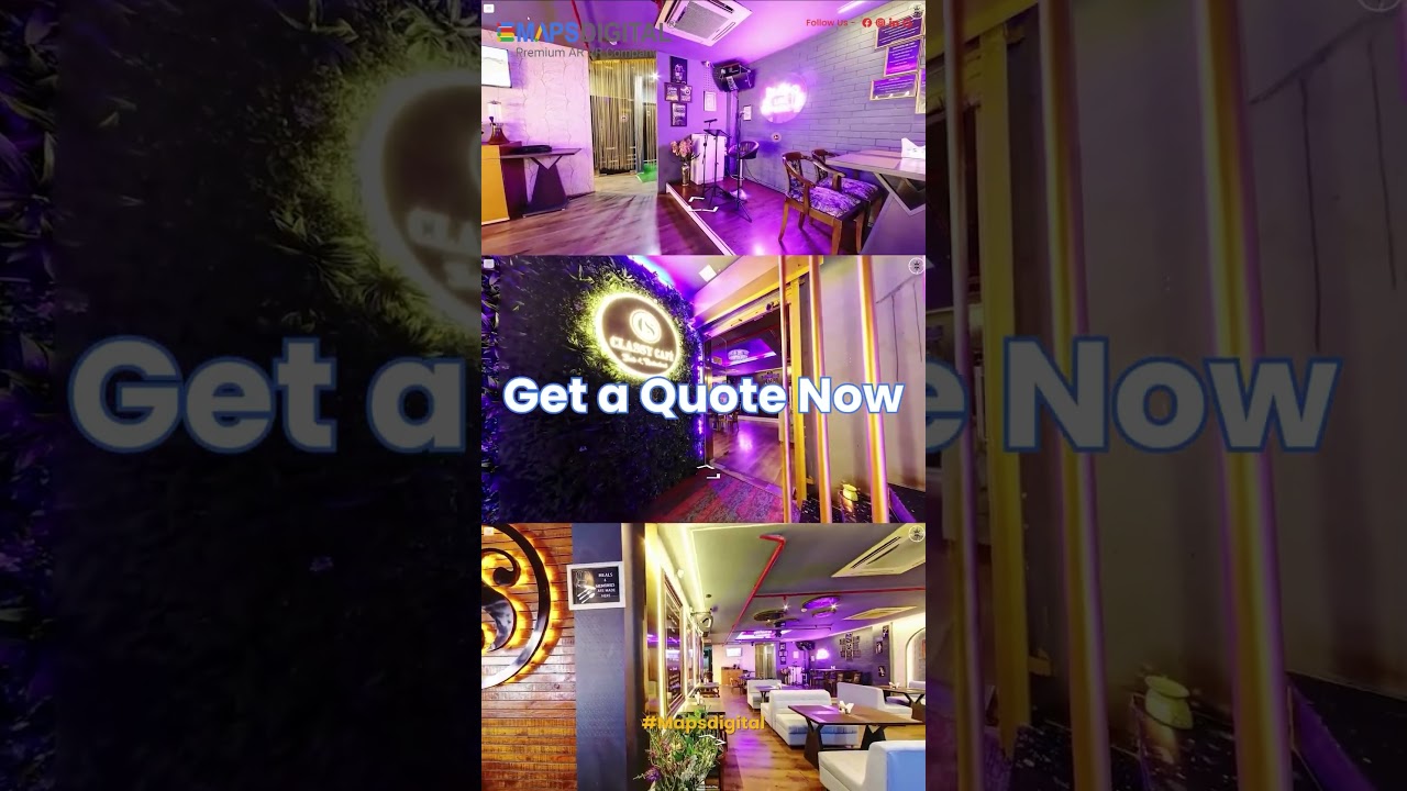 Get a professional 360 virtual tour- #Mapsdigital #ytshorts #realestate #innovation #360virtualtour