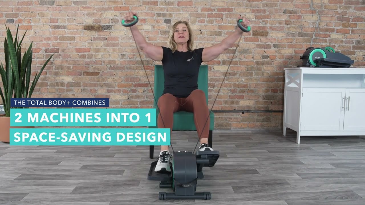 Introducing the brand-new Total Body+, the elliptical that combines 2 workouts in 1!