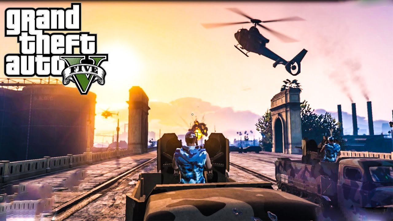 RUSIMO AVIONE I KRADEMO VOJNE AUTOMOBILE- GTA V ONLINE