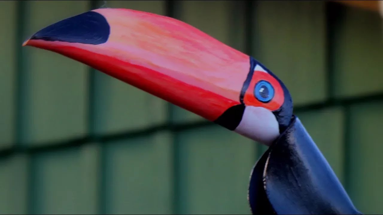 ПВХ трубка TOUCAN - Садовое украшение - DIY ПВХ птицы